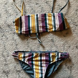 Striped bikini